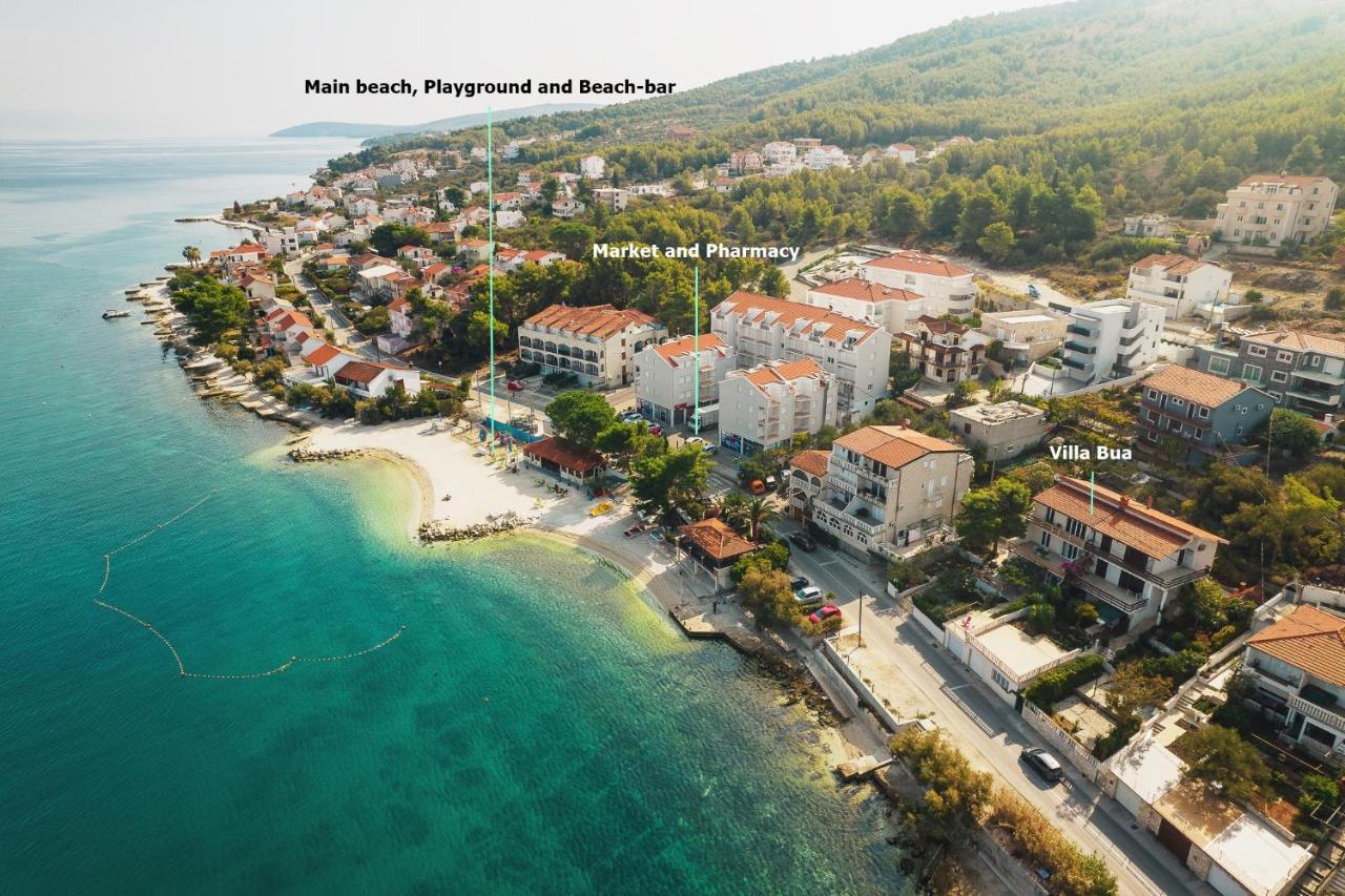 Villa Bua - Beautiful Seafront Apartments Trogir Zewnętrze zdjęcie